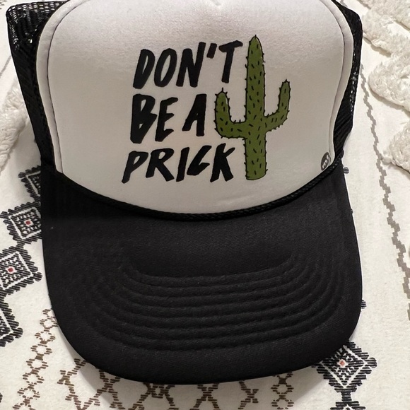 Mother Trucker ‘Don’t Be A Prick’ Cactus Trucker Hat - Picture 6 of 6